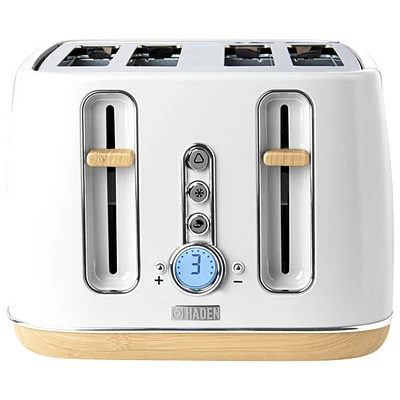 Haden Dorchester Toaster - 4-Slice - Matte White