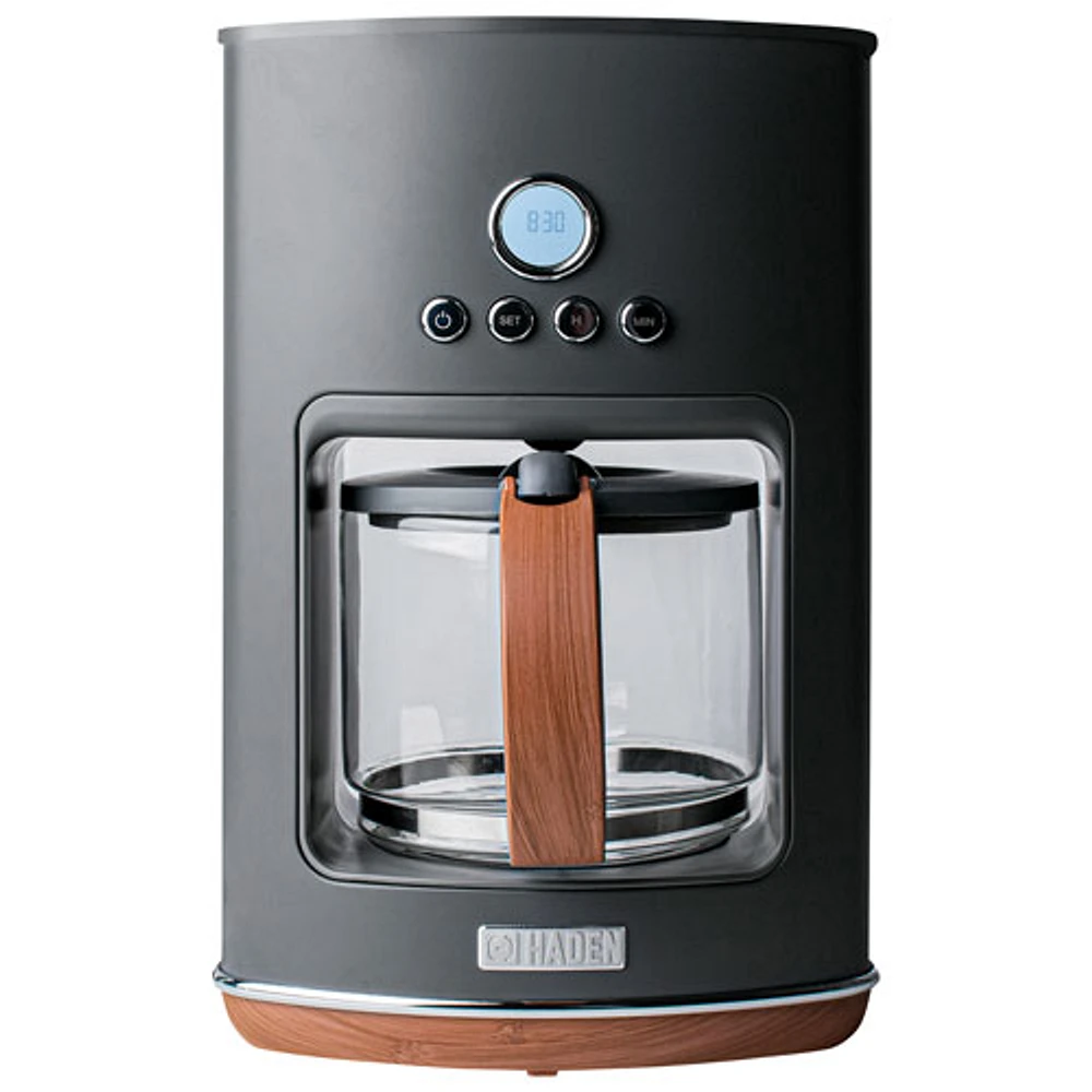 Cafetière à filtre programmable Dorchester Ultra Pebble de Haden - 10 tasses - Gris