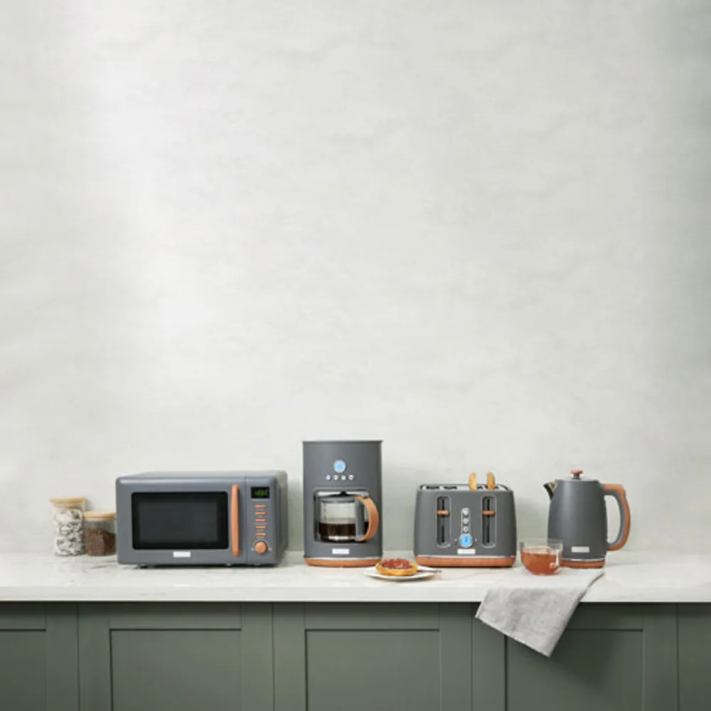 Haden Dorchester Ultra Pebble Programmable Drip Coffee Maker - 10-Cup - Grey