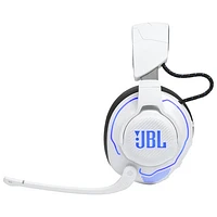 Casque de jeu sans fil Quantum 910P de JBL - Blanc/Bleu