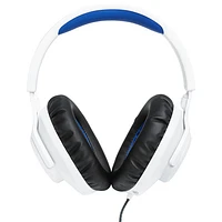 JBL Quantum 100P Gaming Headset - White/Blue