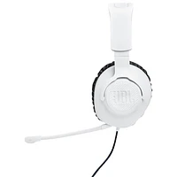 JBL Quantum 100P Gaming Headset - White/Blue
