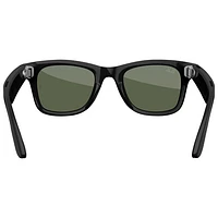 Ray-Ban | Meta Wayfarer Glasses with AI, Photo, Video, Audio & Messaging - Shiny Black/G-15 Green