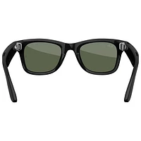 Ray-Ban | Meta Wayfarer Glasses with AI, Photo, Video, Audio & Messaging - Shiny Black/G-15 Green