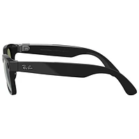 Ray-Ban | Meta Wayfarer Glasses with AI, Photo, Video, Audio & Messaging - Shiny Black/G-15 Green