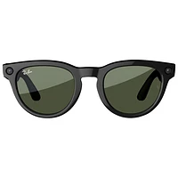 Lunettes Headliner Ray-Ban | Meta avec IA, photo, vidéo, audio et messagerie - Noir brillant/Vert G-15