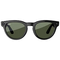 Lunettes Headliner Ray-Ban | Meta avec IA, photo, vidéo, audio et messagerie - Noir brillant/Vert G-15
