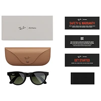 Lunettes Headliner Ray-Ban | Meta avec IA, photo, vidéo, audio et messagerie - Noir brillant/Vert G-15