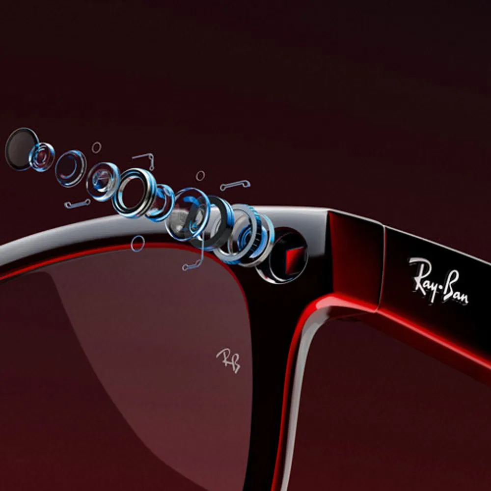 Lunettes Headliner Ray-Ban | Meta avec IA, photo, vidéo, audio et messagerie - Noir brillant/Vert G-15