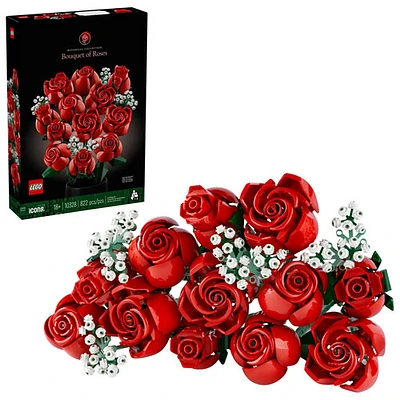 LEGO Flowers : Le bouquet de roses - 822 pièces (10328)