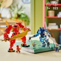 LEGO NINJAGO Dragon's Rising: Kai’s Elemental Fire Mech - 322 Pieces (71808)