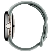 Montre Pixel Watch 2 (GPS + LTE) de Google avec boîtier en aluminium doré de 40 mm et bracelet sport vert lichen