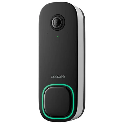 Sonnette vidéo avec caméra intelligente d'ecobee (avec fil)