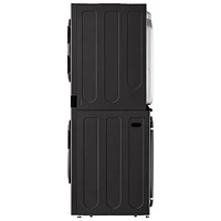 LG WashTower 5.8 Cu. Ft. Electric Washer & 7.4 Cu. Ft. Dryer Combo (WKEX300HBA) - Black Stainless