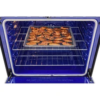 LG 30" 6.3 Cu Ft True Convection Slide-In Smart Induction Air Fry Range (LSIL6334F) - Print Proof Stainless
