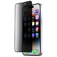 22 Cases Privacy Glass Screen Protector for iPhone 15 Pro