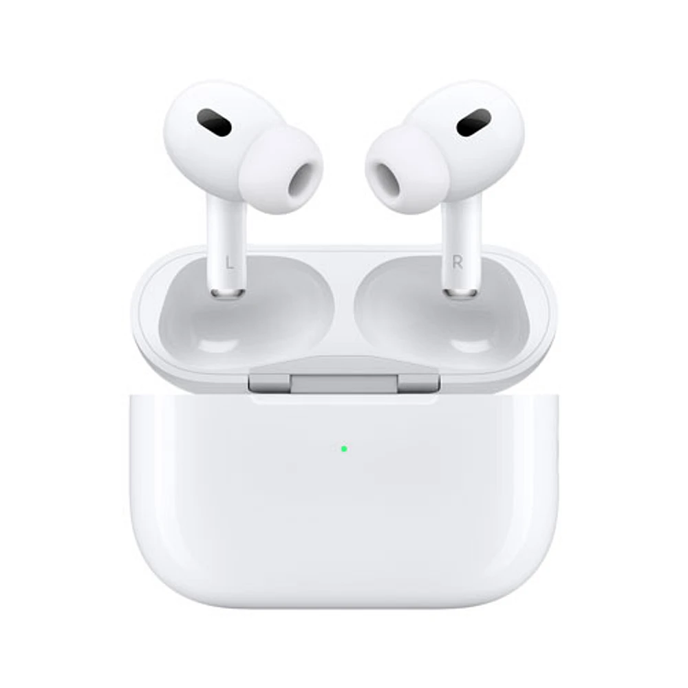 Écouteurs boutons 100 % sans fil à suppression du bruit AirPods Pro 2 d'Apple avec étui de chargement USB-C MagSafe