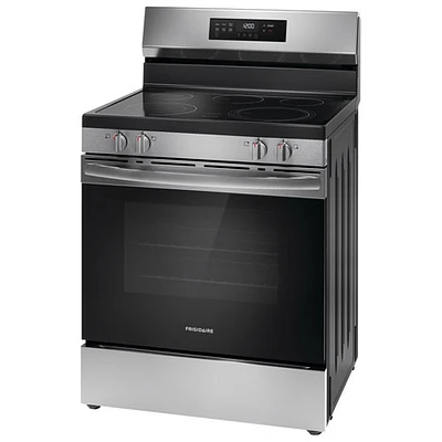 Cuisinière électrique autonome à 5 éléments de 5,3 pi³ 30 po de Frigidaire (FCRE306CAS) - Inox