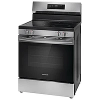 Cuisinière électrique autonome à 5 éléments de 5,3 pi³ 30 po de Frigidaire (FCRE306CAS) - Inox