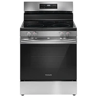 Cuisinière électrique autonome à 5 éléments de 5,3 pi³ 30 po de Frigidaire (FCRE306CAS) - Inox