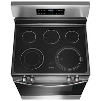 Cuisinière électrique autonome à 5 éléments de 5,3 pi³ 30 po de Frigidaire (FCRE306CAS) - Inox