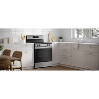 Cuisinière électrique autonome à 5 éléments de 5,3 pi³ 30 po de Frigidaire (FCRE306CAS) - Inox