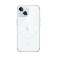 Apple Fitted Hard Shell Case with MagSafe for iPhone 15 - Clear