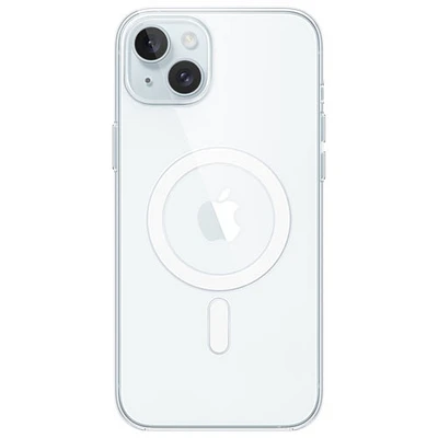 Apple Fitted Hard Shell Case with MagSafe for iPhone 15 Plus - Clear
