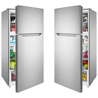 Réfrigérateur congélateur sup. 14,2 pi³/28 po d'Insignia (NS-RTM14SS5-C) - Inox - Exclusivité Best Buy
