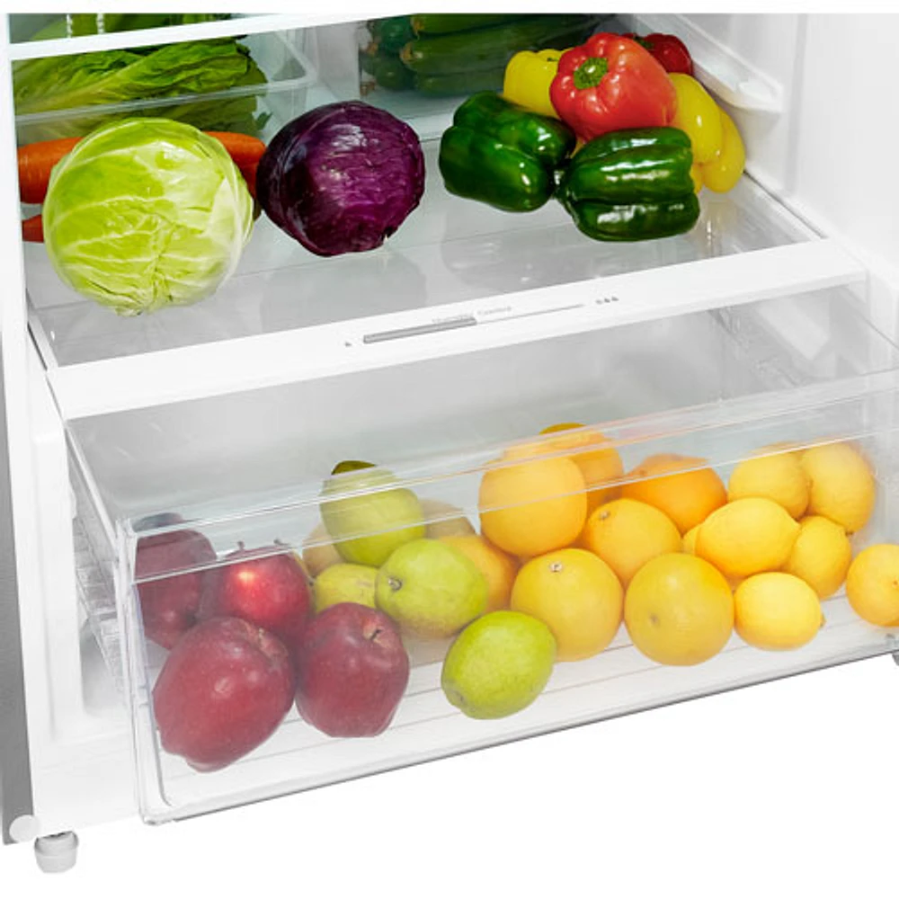 Réfrigérateur congélateur sup. 14,2 pi³/28 po d'Insignia (NS-RTM14SS5-C) - Inox - Exclusivité Best Buy