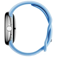 TELUS Google Pixel Watch 2 (GPS + LTE) 40mm Silver Aluminum Case w/ Sky Blue Active Band - Monthly Financing