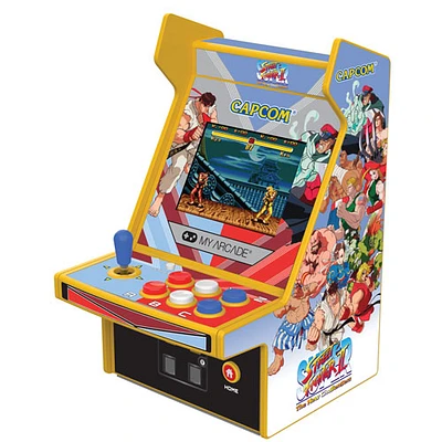 Miniborne d'arcade de 6,75 po My Arcade Super Street Fighter II Micro Player Pro de dreamGEAR - Orange