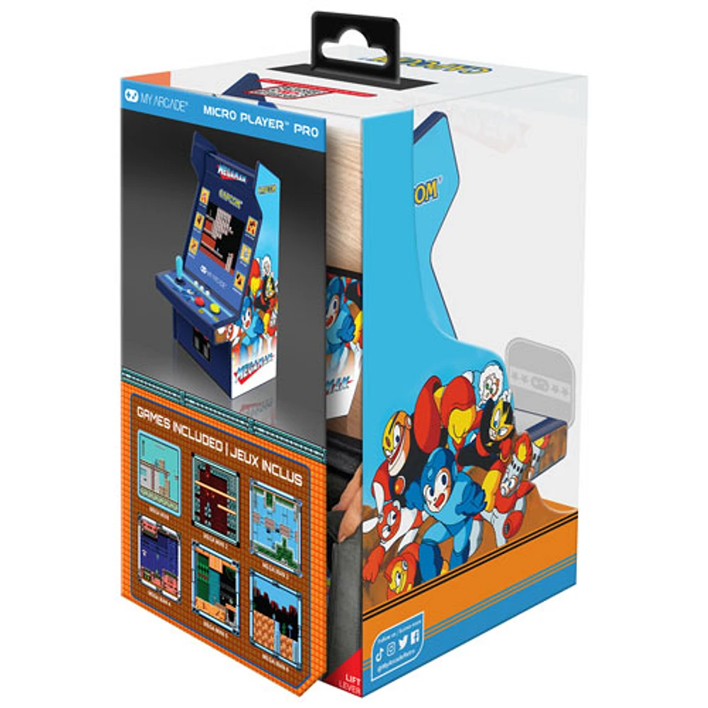 dreamGEAR My Arcade Mega Man 6-in-1 Micro Player Pro 6.75" Mini Arcade Machine