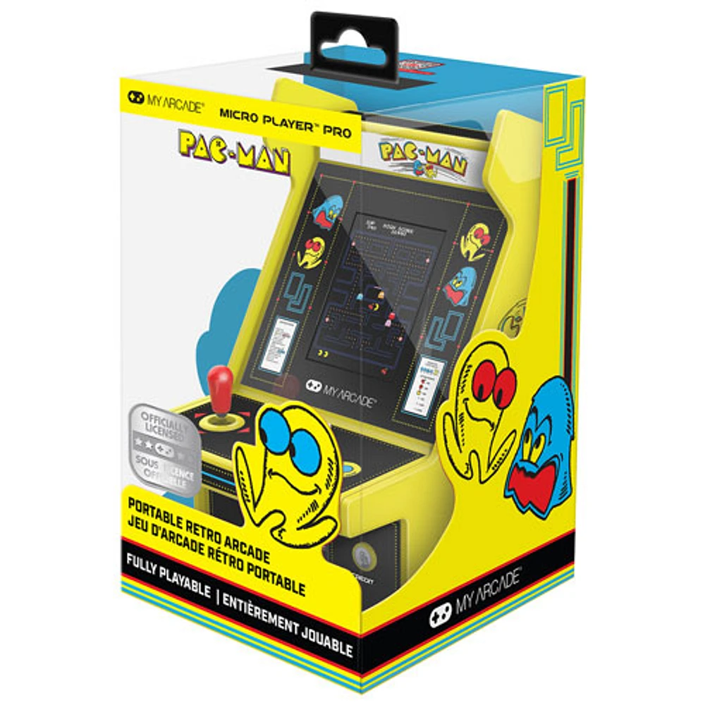 Miniborne d'arcade de 6,75 po My Arcade Pac-Man Micro Player Pro de dreamGEAR