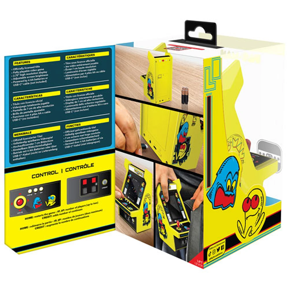 Miniborne d'arcade de 6,75 po My Arcade Pac-Man Micro Player Pro de dreamGEAR