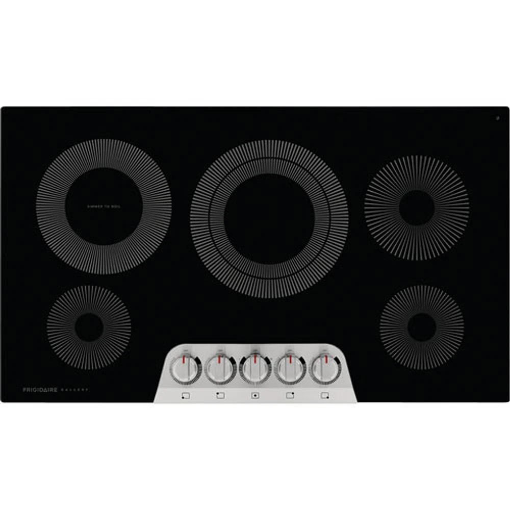 Boîte ouverte - Surface de cuisson électrique 5 éléments 36 po Gallery de Frigidaire (GCCE3670AS) - Inox - Parfait état