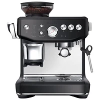 Machine à espresso Barista Express Impress de Breville avec mousseur et moulin à café - Truffe noire