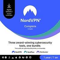 NordVPN Complete (PC/Mac) - 10 Devices - 1 Year - Digital Download