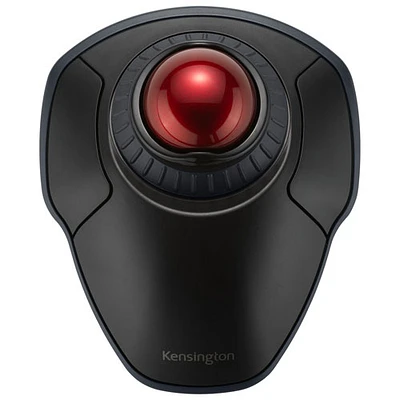 Kensington Orbit 1600 DPI Wireless Optical Trackball Mouse - Black