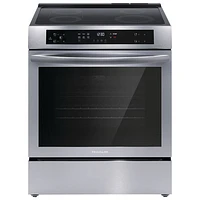 Boîte ouverte - Cuisinière à induction avec ventilateur à convection 5,3 pi³ 30 po de Frigidaire (FCFI308CAS) - Acier inoxydable - Endommagé