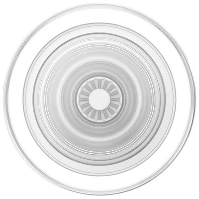 Prise extensible avec support universel MagSafe PopGrip de PopSockets pour téléphone cellulaire - Transparent