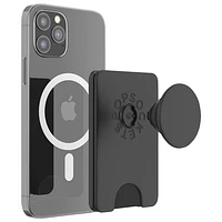 PopSockets MagSafe PopWallet+ (Plus) Universal Cell Phone Expanding Grip & Stand - Black