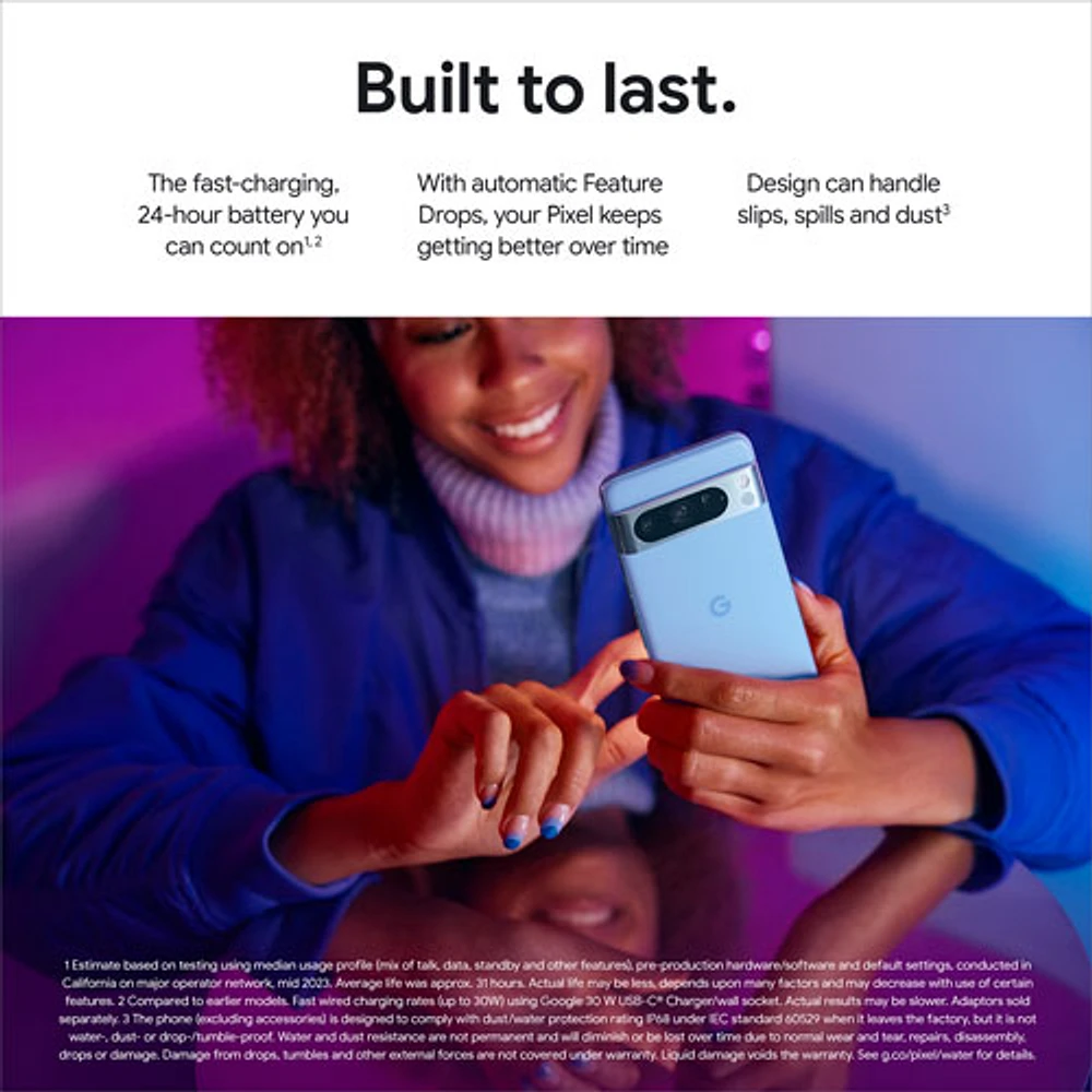 Pixel 8 Pro de 128 Go de Google avec Koodo - Baie - Forfait Balance sélectionné