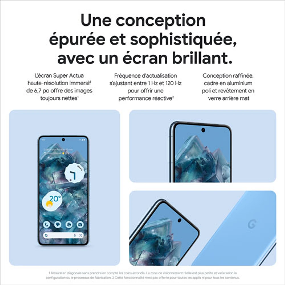 Pixel 8 Pro de 128 Go de Google avec Koodo - Baie - Forfait Balance sélectionné