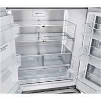 LG 36" 31 Cu. Ft. French Door Refrigerator w/ Water & Ice Dispenser (LRYKS3106S) - Smudge Proof Stainless Steel