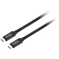 Insignia 1m (3.3 ft.) 100W 10 Gbp USB-C to USB-C Charge Cable (NS-PCKCC3-C)