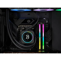 Mémoire d'ordinateur de bureau DDR5 5600 MHz 32 Go (2 x 16 Go) Vengeance de Corsair pour carte mère d'AMD (CMH32GX5M2B5600Z40)