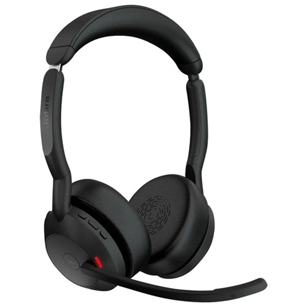 Casque d'écoute Bluetooth à suppression du bruit Evolve2 55 de Jabra - Noir
