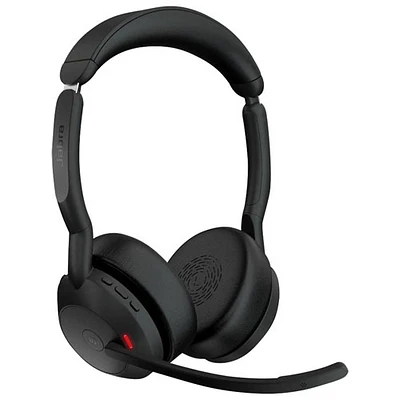 Casque d'écoute Bluetooth à suppression du bruit Evolve2 55 de Jabra - Noir
