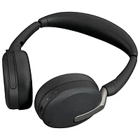Jabra Evolve2 65 Flex On-Ear Noise Cancelling Bluetooth Headphones - Black